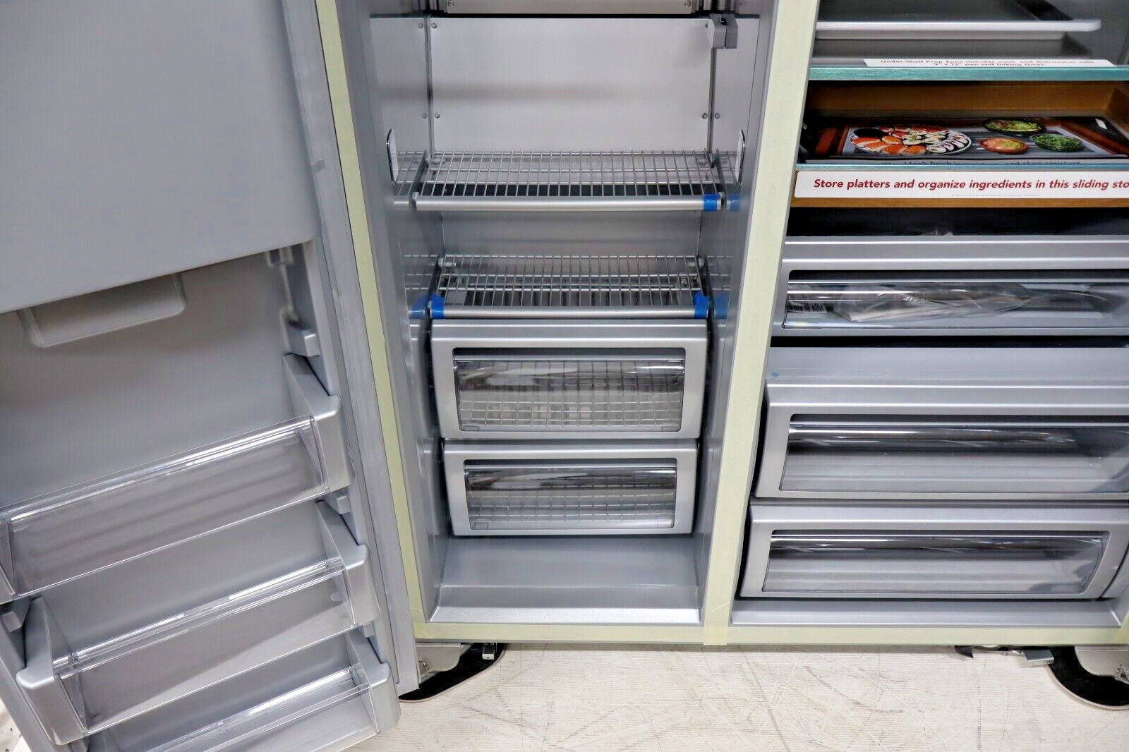 KitchenAid KBSD708MPS 29.4 Cu. Ft. 48" Built-In Side-by-Side Refrigerator in SS