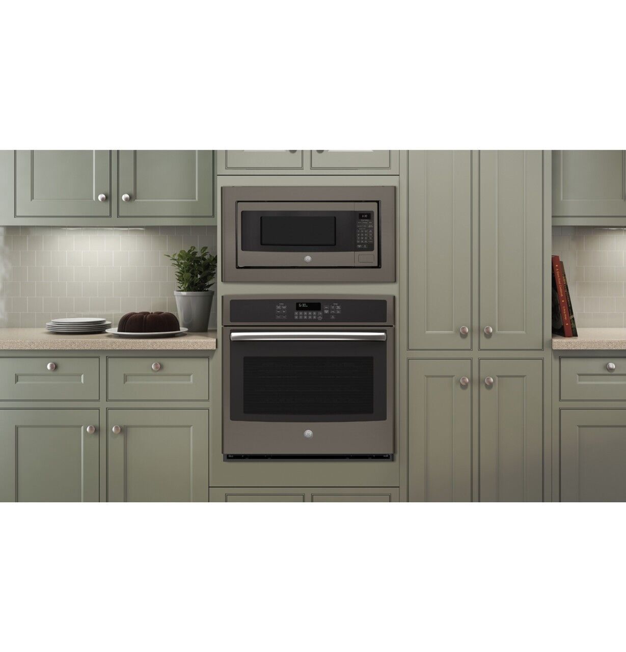 GE JT5000EJES 30" Built-In Single Electric Convection Wall Oven in Slate