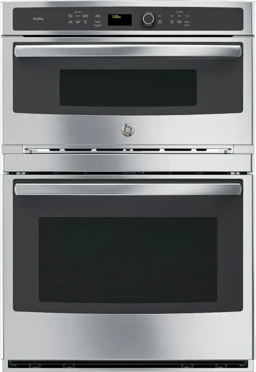GE Profile PT7800SHSS 30" Built-In Electric Convection Wall Oven w/ Microwave SS