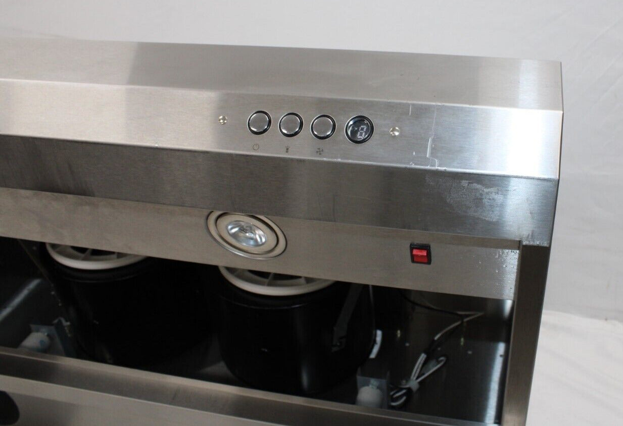 Windster RA-35U36SS 36" Externally Vented 800 CFM Under Cabinet Range Hood in SS