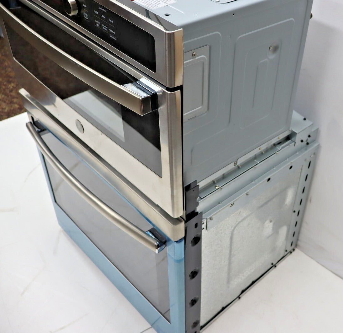 GE Profile PT7800SHSS 30" Built-In Electric Convection Wall Oven w/ Microwave SS