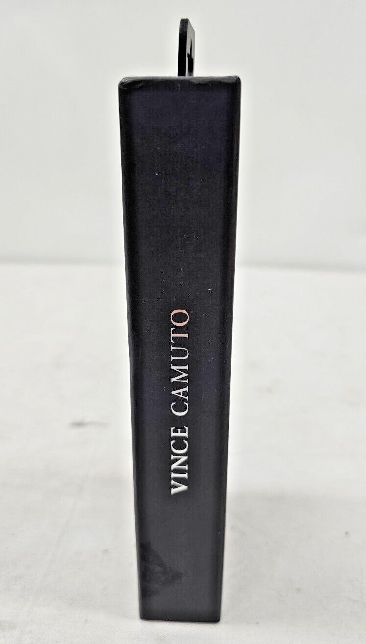 Vince Camuto Mulberry Men's Apple Watch Band 42-45mm Black Leather WV/2422SVBU