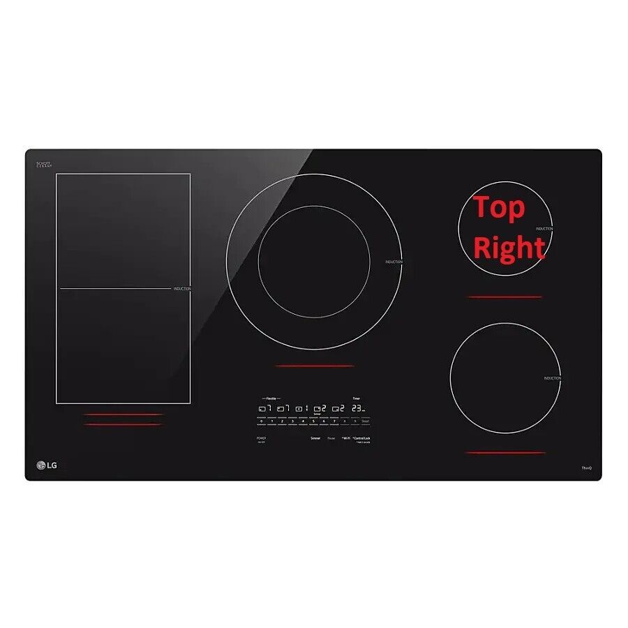 OEM LG Induction Cooktop Top-Right Heating Element for CBIH3617BE00